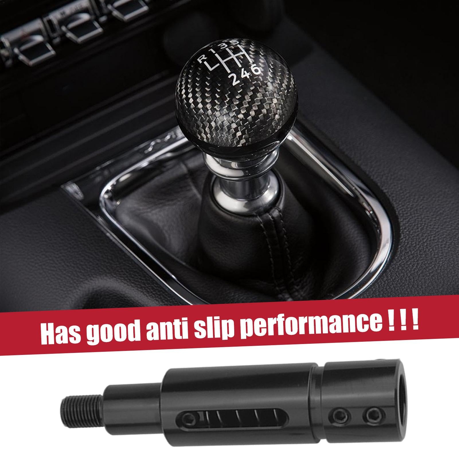 Amazon.co.jp: 車両シフターレバーハンドル、自動シフトノブプッシュ